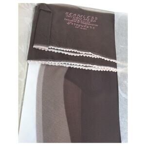 Vintage Famous Brands Selected Irregulars Stockings Off Black Size 10.5 Set Of 3